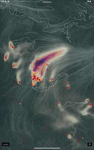 Nullschool - explore weather screenshot