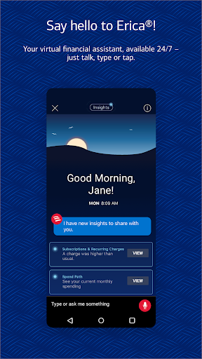 Bank of America Mobile Banking screenshot