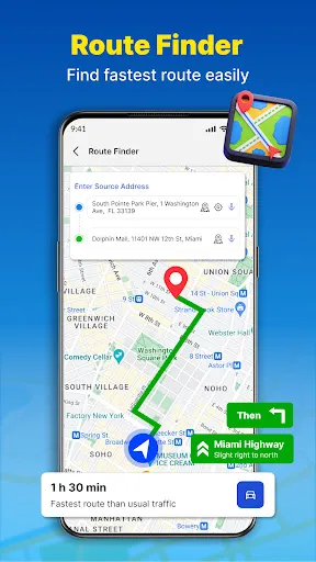 GPS Navigation & Route Map screenshot