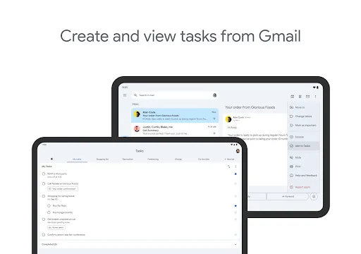 Google Tasks screenshot