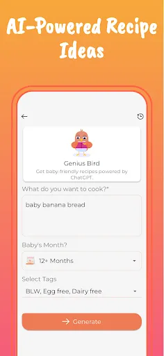 Start Solids & Baby Recipes screenshot