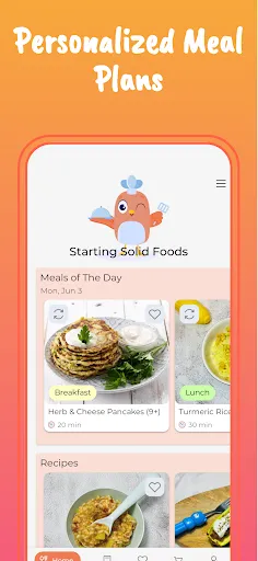 Start Solids & Baby Recipes screenshot