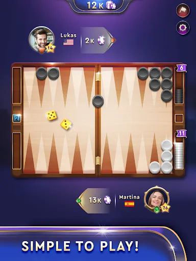 Backgammon Clubs screenshot