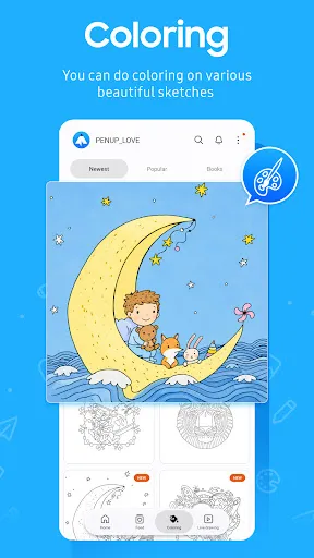 PENUP – Drawing-sharing SNS screenshot