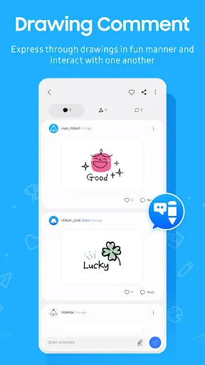 PENUP – Drawing-sharing SNS screenshot