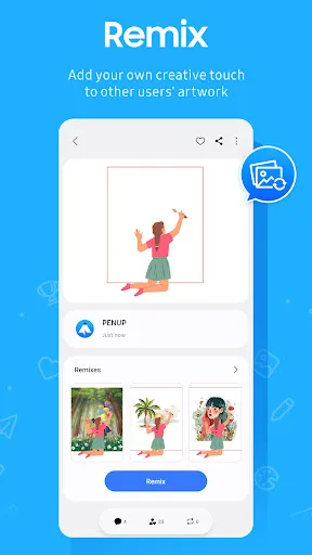 PENUP – Drawing-sharing SNS screenshot
