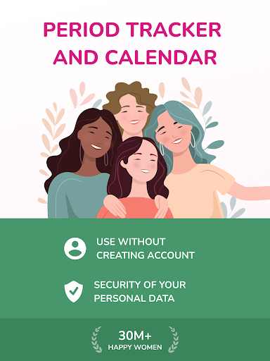 Period Tracker and Calendar screenshot