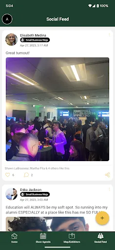 SBE Events screenshot