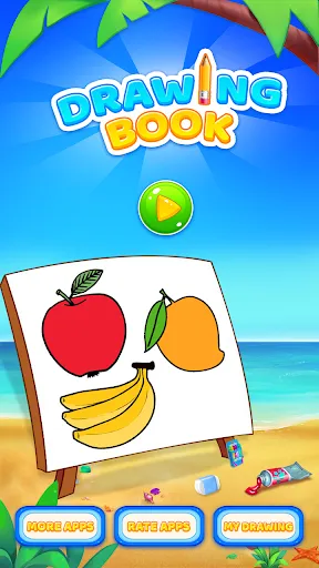 Fruits Coloring Book & Drawing screenshot