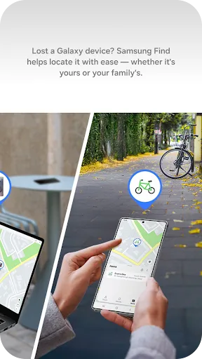 Samsung Find: Location Sharing screenshot