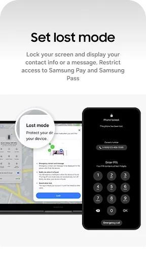 Samsung Find: Location Sharing screenshot