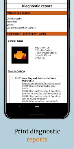 OBD2 Car Scanner - EOBD Facile screenshot