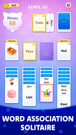 Meow Solitaire - Word Puzzle screenshot