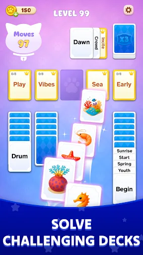 Meow Solitaire - Word Puzzle screenshot