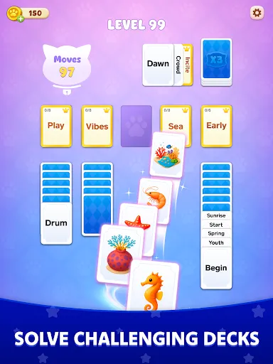 Meow Solitaire - Word Puzzle screenshot