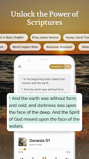 Holy Bible Launcher: KJV+Audio screenshot