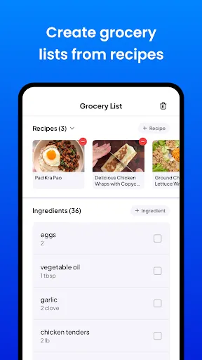 Inspo - Recipes & Meal Planner screenshot