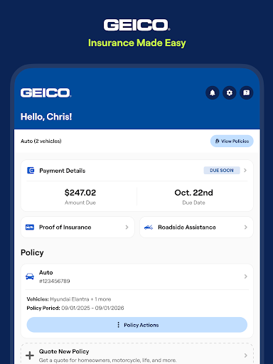 GEICO Mobile - Car Insurance screenshot