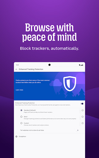 Firefox Fast & Private Browser screenshot