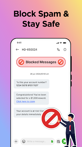 Messages: SMS, Messenger Home screenshot