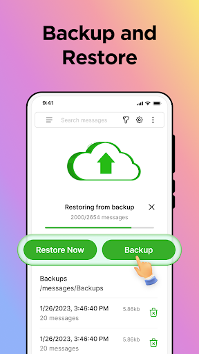 Messages: SMS, Messenger Home screenshot