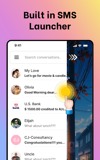 Messages: SMS, Messenger Home screenshot