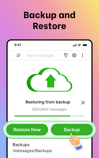Messages: SMS, Messenger Home screenshot