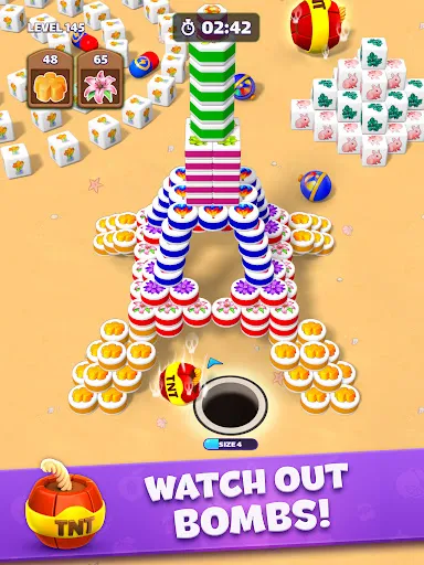 Tiles in Hole: Black Hole screenshot