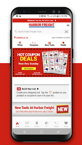 Harbor Freight Tools screenshot