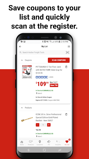 Harbor Freight Tools screenshot