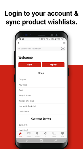 Harbor Freight Tools screenshot
