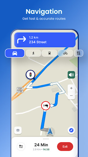 Satellite View - Maps - Radar screenshot