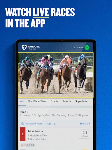FanDuel Racing - Bet on Horses screenshot