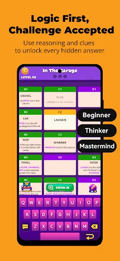 Word Hike -Inventive Crossword screenshot