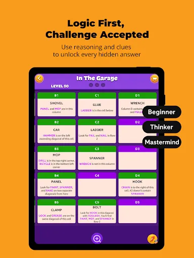 Word Hike -Inventive Crossword screenshot