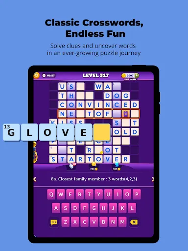 Word Hike -Inventive Crossword screenshot