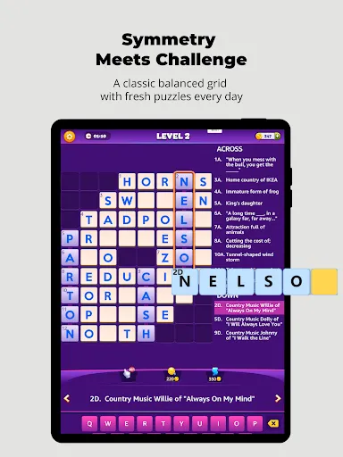 Word Hike -Inventive Crossword screenshot