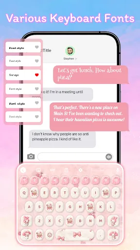 Font Keyboard Themes, Emoji screenshot