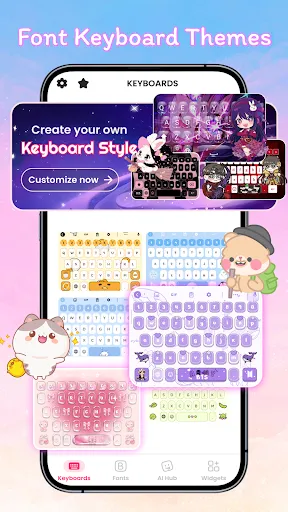 Font Keyboard Themes, Emoji screenshot