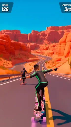Downhill Skate Race screenshot