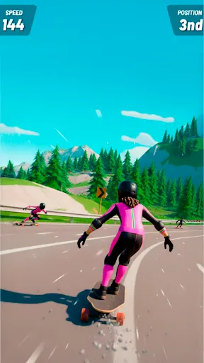 Downhill Skate Race screenshot