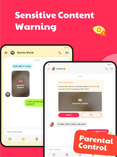 JusTalk Kids - Safe Messenger screenshot