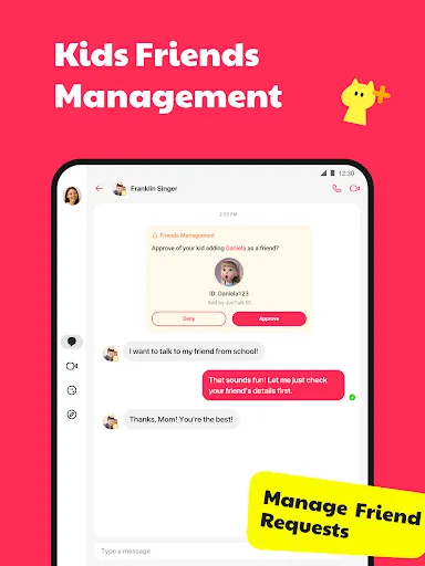 JusTalk Kids - Safe Messenger screenshot