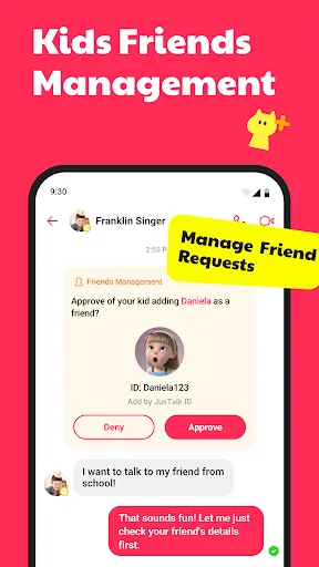 JusTalk Kids - Safe Messenger screenshot