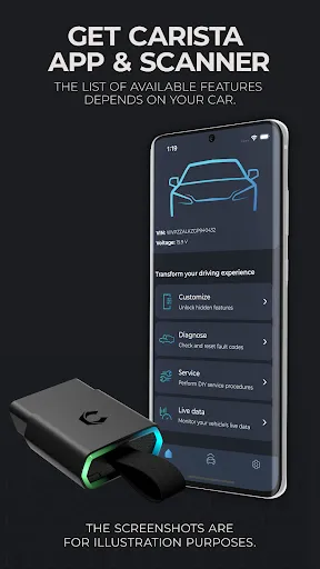 Carista OBD2 screenshot