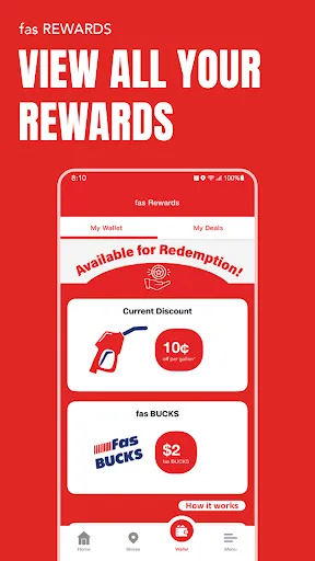 fas REWARDS® screenshot