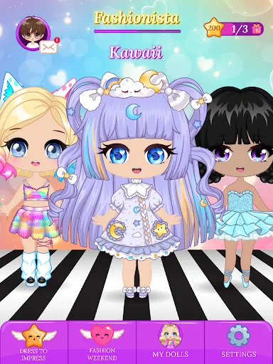 Chibi Dress Up Beauty Salon screenshot