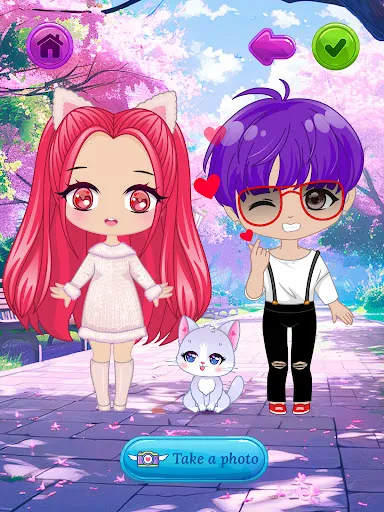 Chibi Dress Up Beauty Salon screenshot