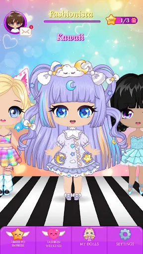 Chibi Dress Up Beauty Salon screenshot