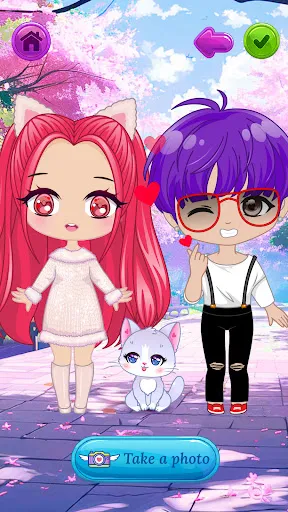 Chibi Dress Up Beauty Salon screenshot